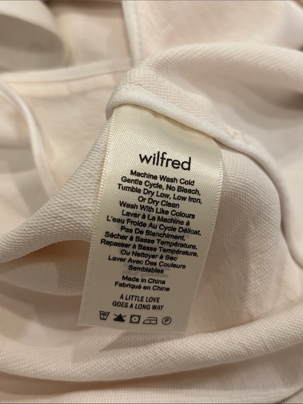 Aritzia Cream Long Button-Front Trench Coat - Picture 6 of 6